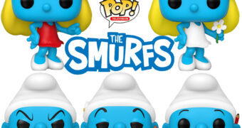 Bonecos Pop! Os Smurfs com Smurfette, Vanity, Handy e Grouchy