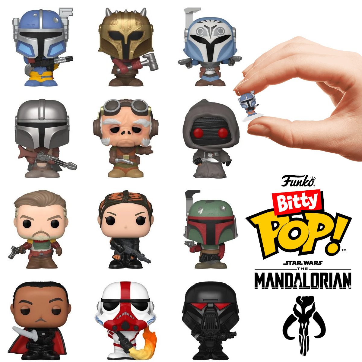 Micro-Figuras Funko Bitty Pop! Star Wars: The Mandalorian