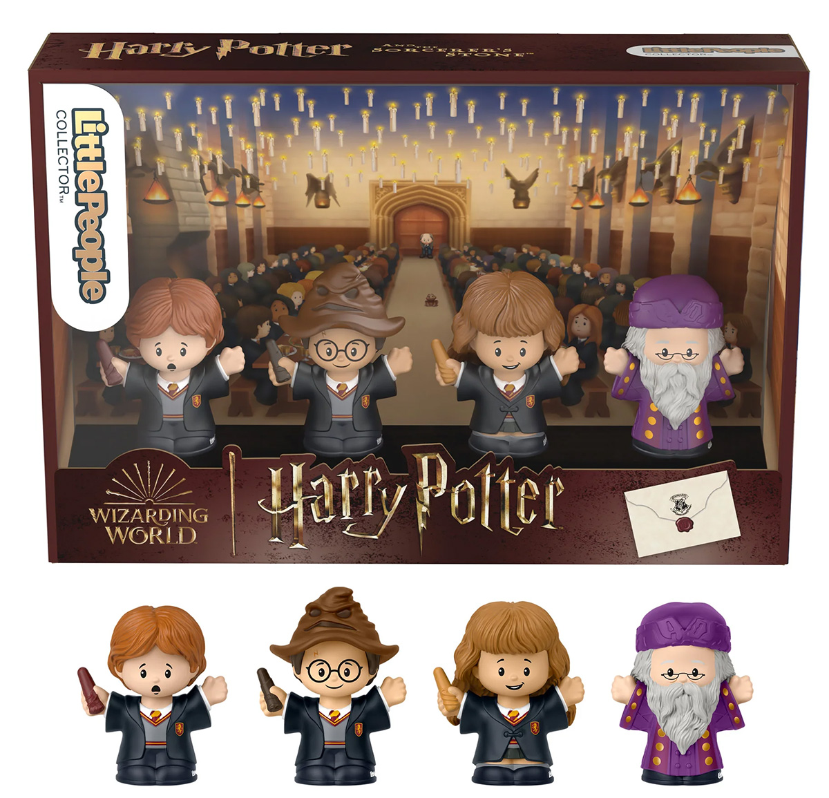Bonecos Little People Collector Harry Potter: Pedra Filosofal e a Câmera Secreta