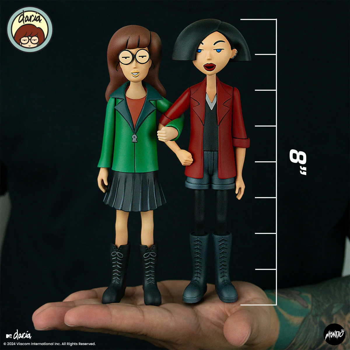 Daria Morgendorffer and Jane Lane dolls from the MTV Animated Series