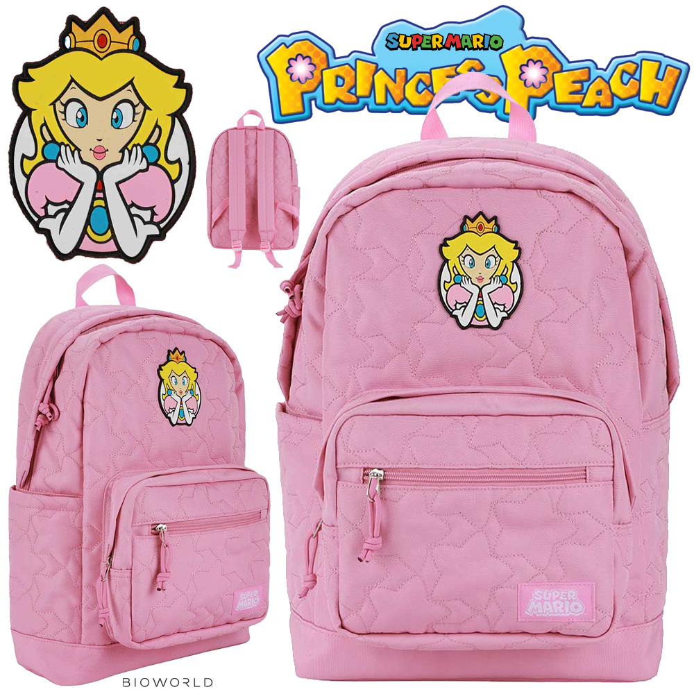 Mochila Laptop Princesa Peach (Super Mario)