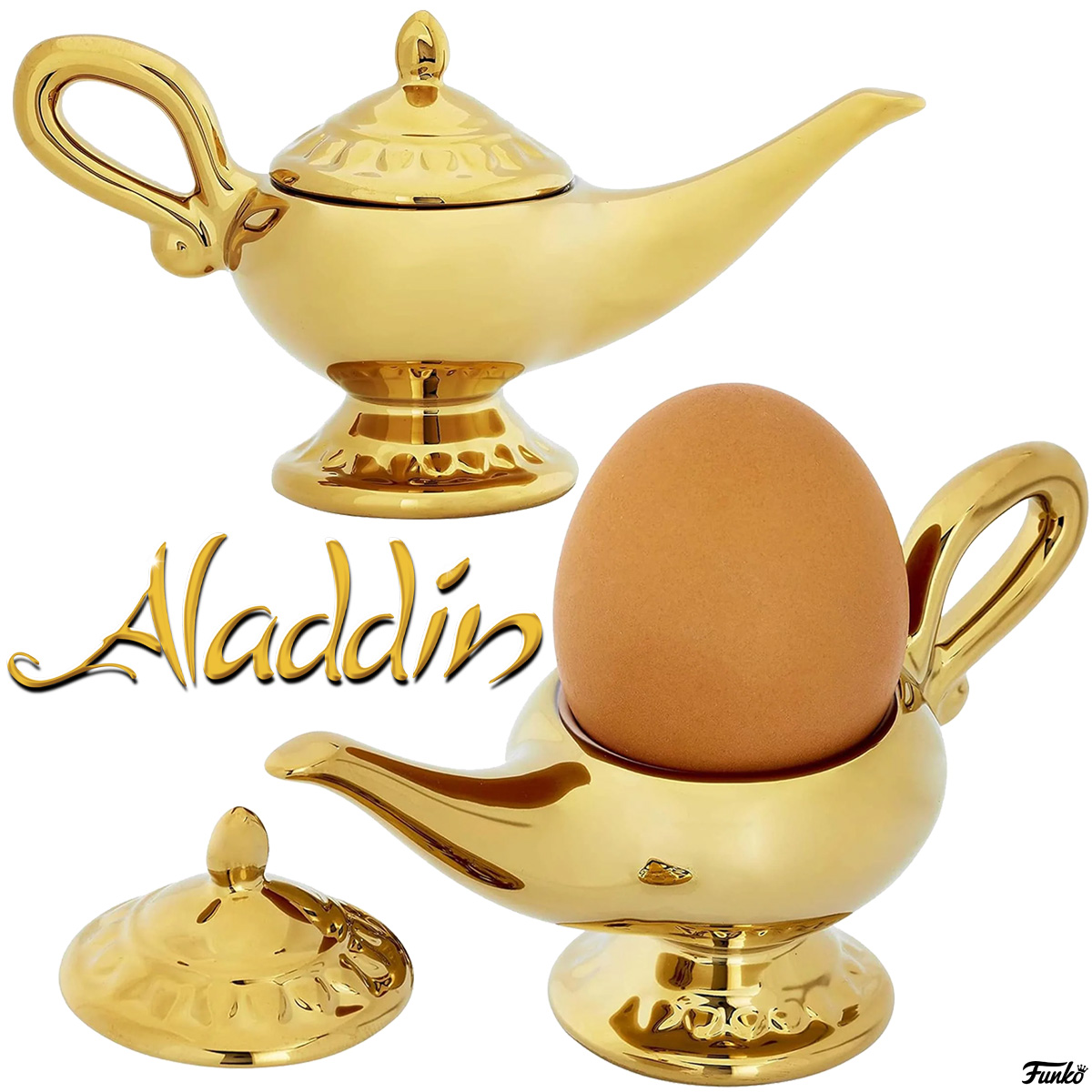 Porta-Ovos Lâmpada Mágica de Aladdin (Disney)
