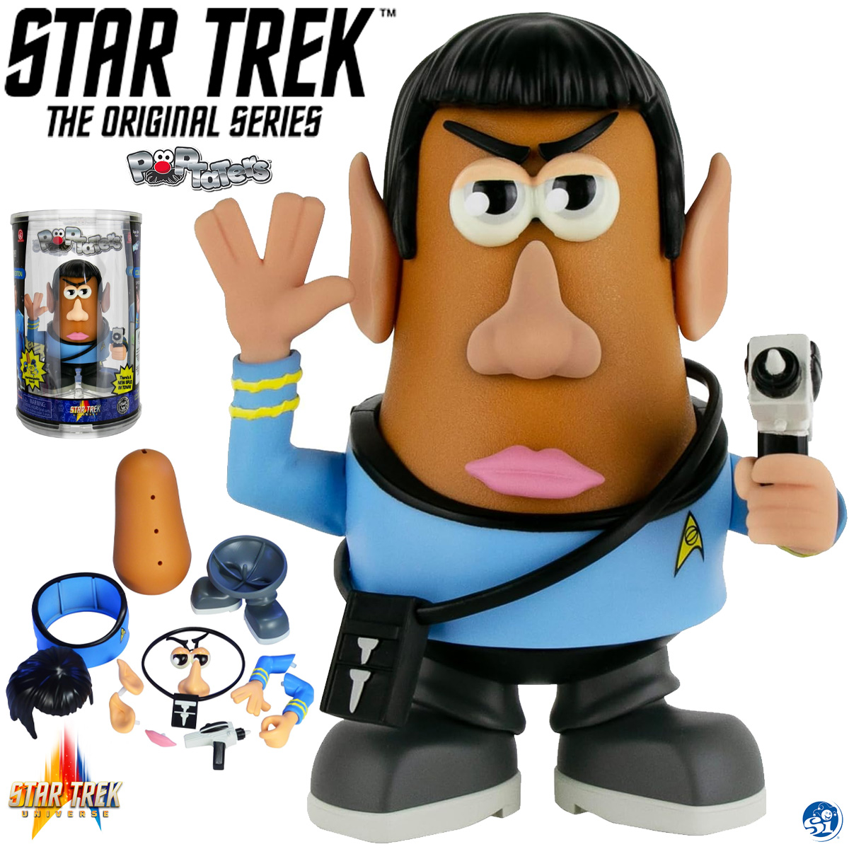 Boneco Sr. Spock Cabeça de Batata PopTaters (Star Trek TOS)