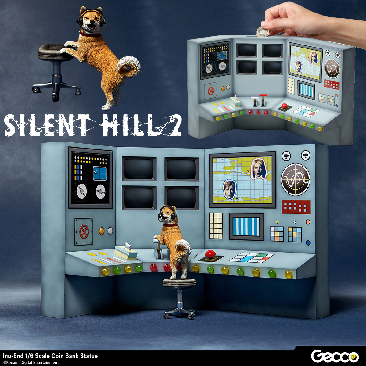 Cofre Diorama Inu (Dog) Ending 1/6 Scale Coin Bank Silent Hill 2 Statue