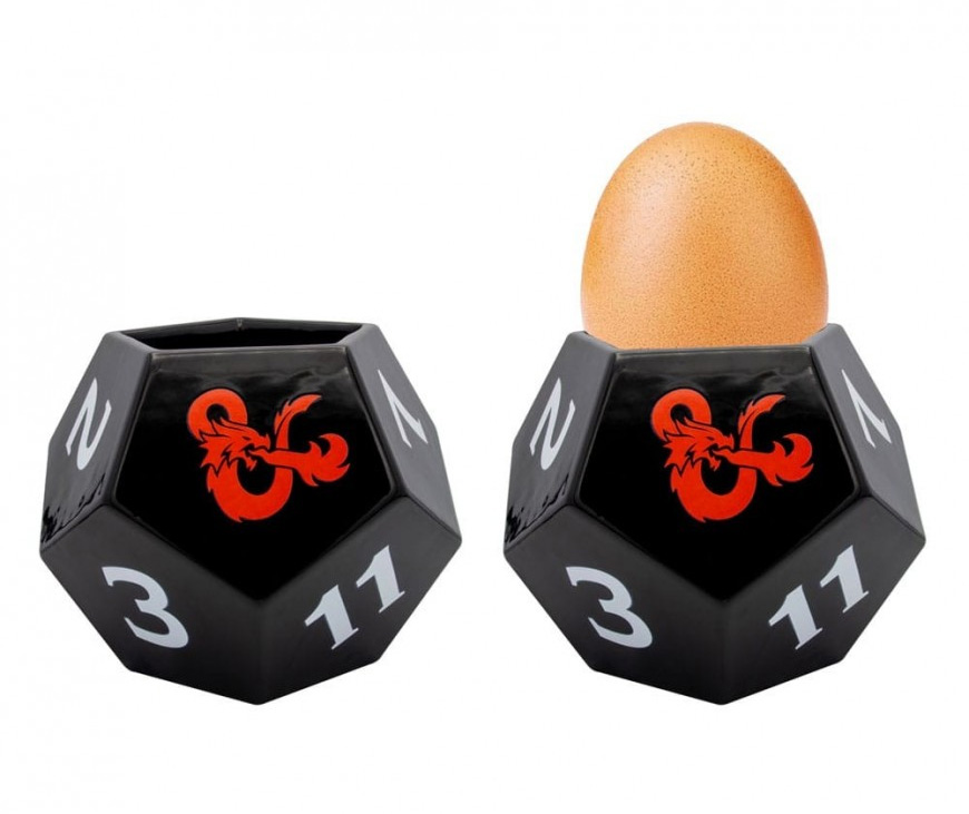 Dungeons and Dragons Egg Holder D20 Dice with Salt and Pepper Shaker