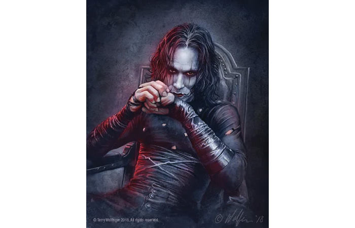 The Crow (Brandon Lee) Puzzle with Art by Terry Wolfinger