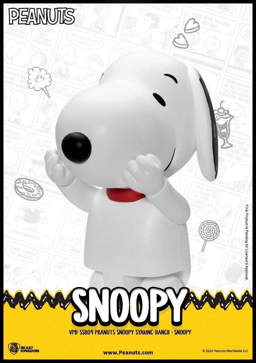 Cofre Articulado Snoopy “Syaking-Bang!!” Peanuts (Beast Kingdom)