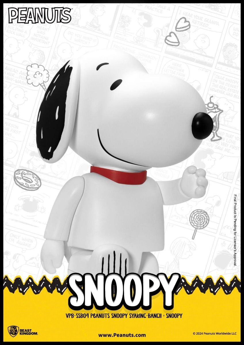 Cofre Articulado Snoopy “Syaking-Bang!!” Peanuts (Beast Kingdom)