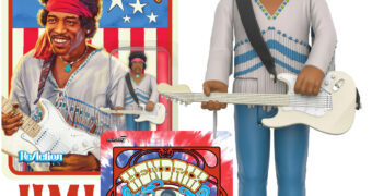 Action Figure Jimi Hendrix ReAction no Festival de Woodstock