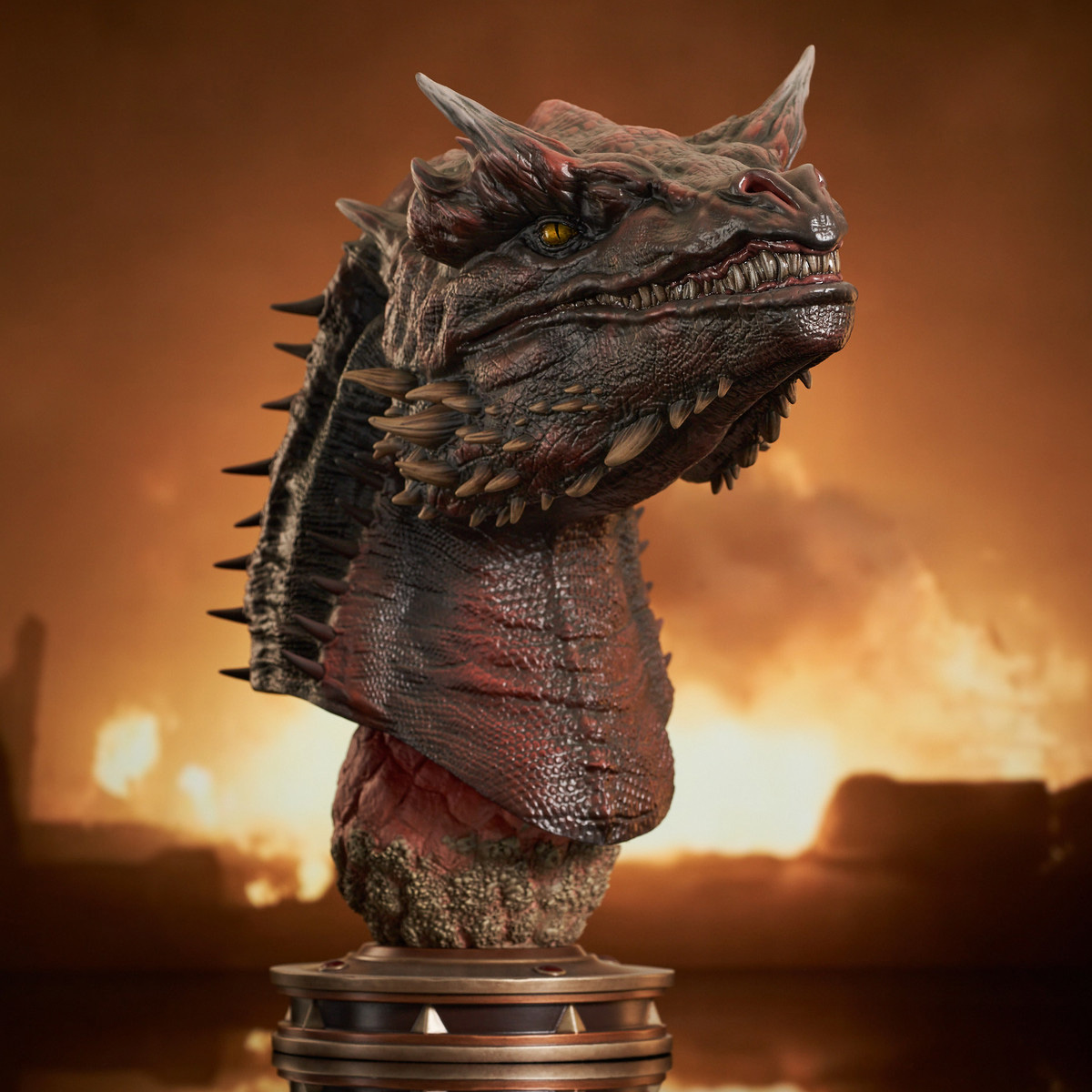 Busto Caraxes Legends in 3D, o Dragão de Daemon Targaryen em House of the Dragon