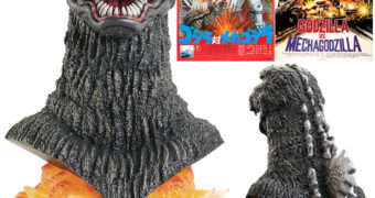 Busto Godzilla 1974 Legends in 3D do Filme Godzilla vs. Mechagodzilla