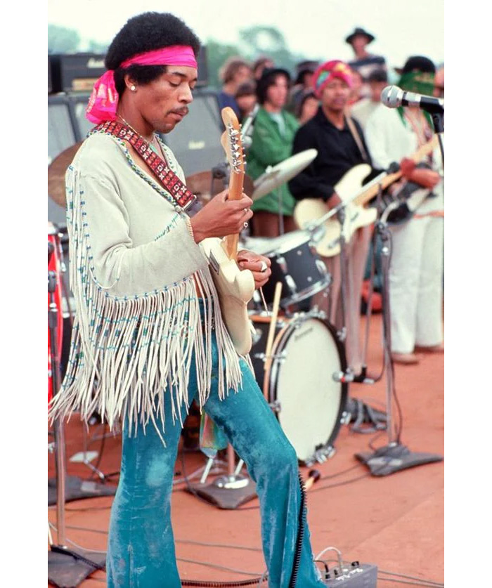 Jimi Hendrix no Festival de Woodstock 1969
