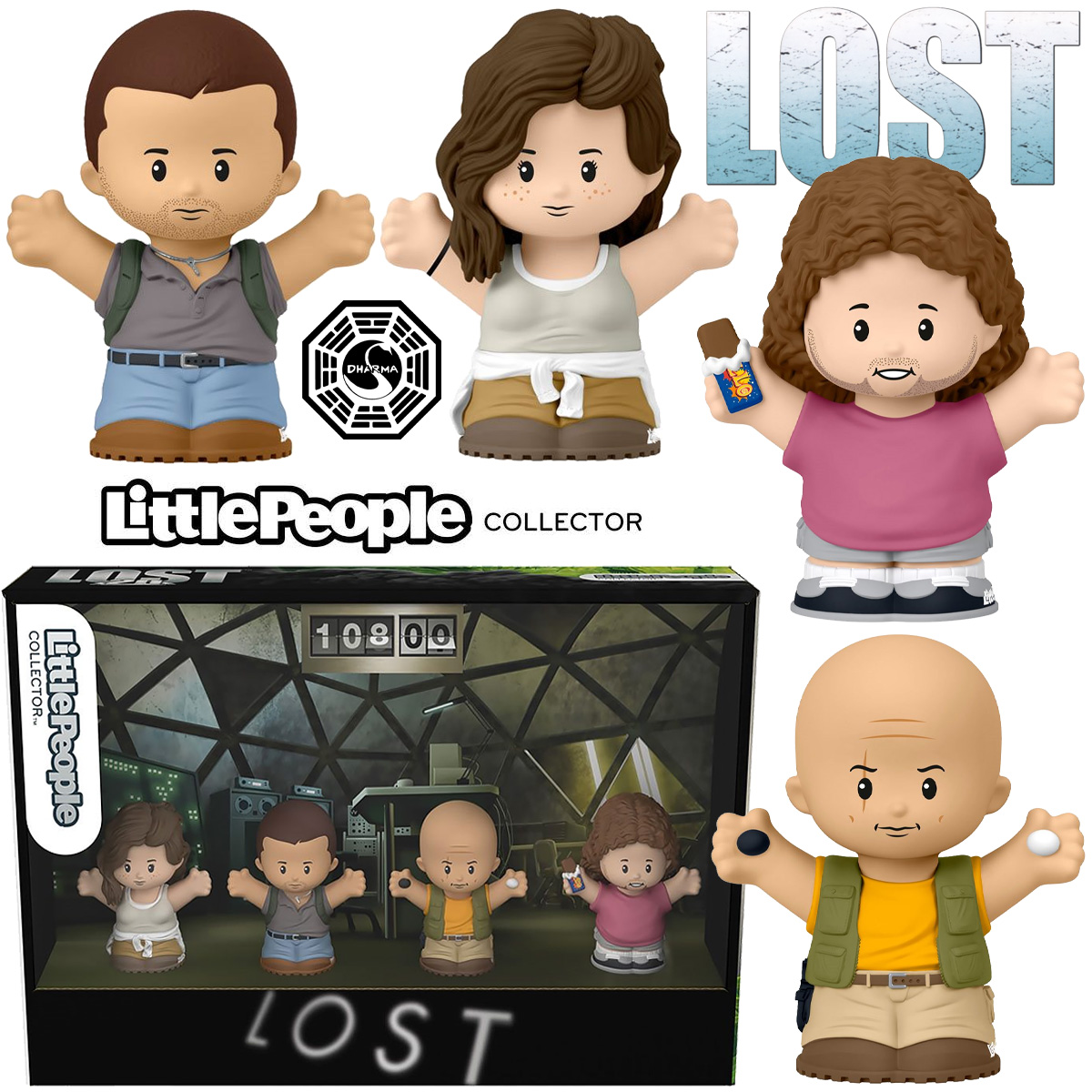 Bonecos Little People Collector LOST