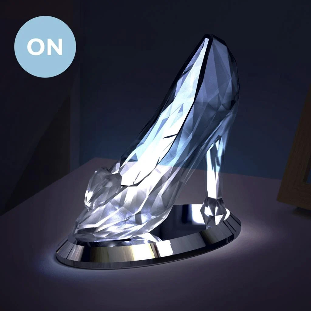 Luminária Sapatinho de Cristal da Cinderella (Disney)