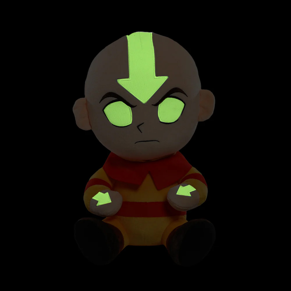 Boneco de Pelúcia Kidrobot Avatar: A Lenda de Aang Fosforescente