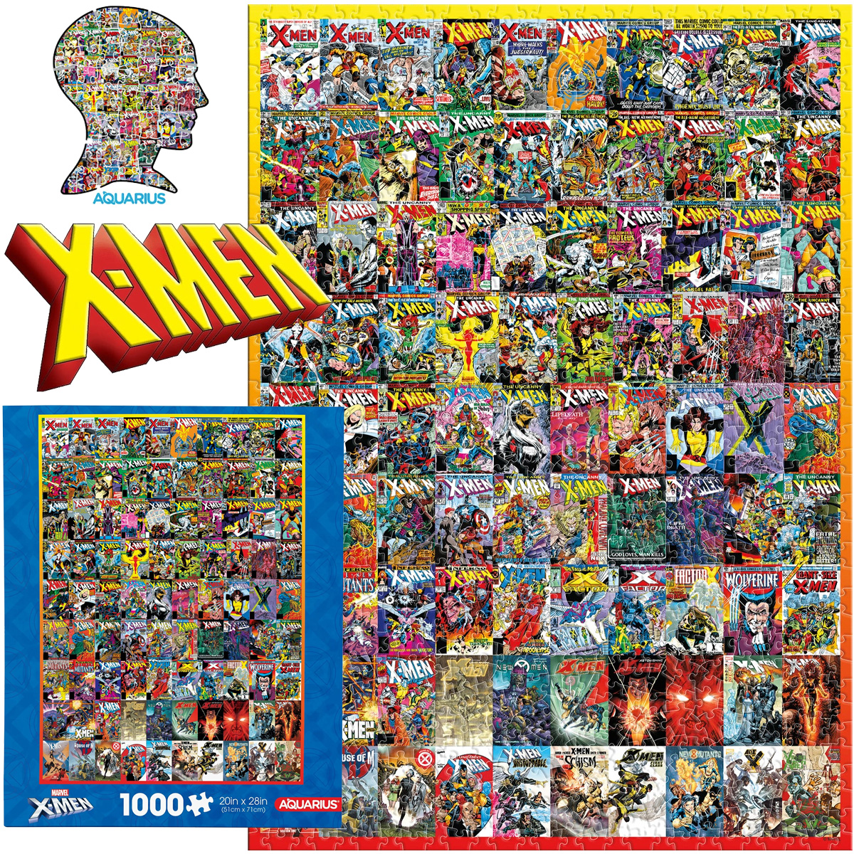 Quebra-Cabeça X-Men Capas dos Quadrinhos da Marvel Comics