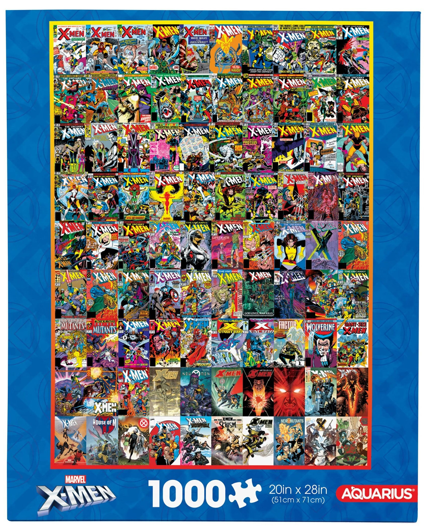 X-Men Marvel Comics Covers Puzzle