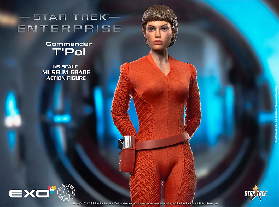 Comandante T'Pol da Enterprise NX-01 - Action Figure Perfeita 1:6 da Série Star Trek: Enterprise