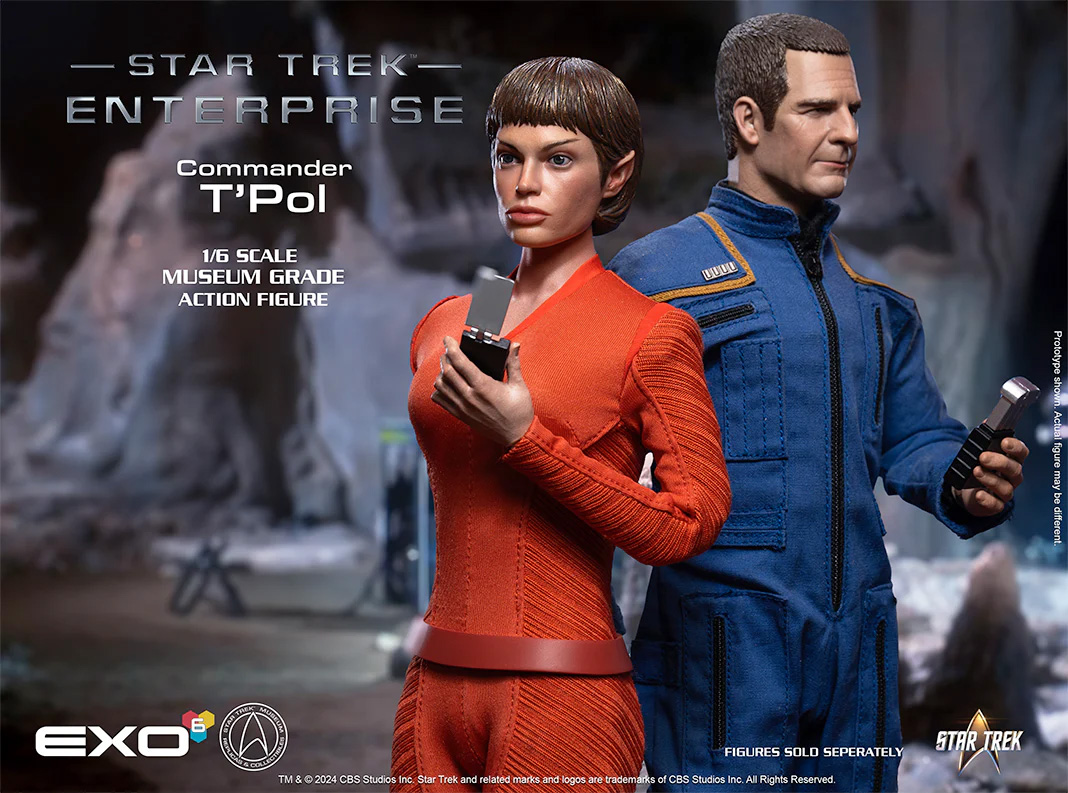 Comandante T'Pol da Enterprise NX-01 - Action Figure Perfeita 1:6 da Série Star Trek: Enterprise