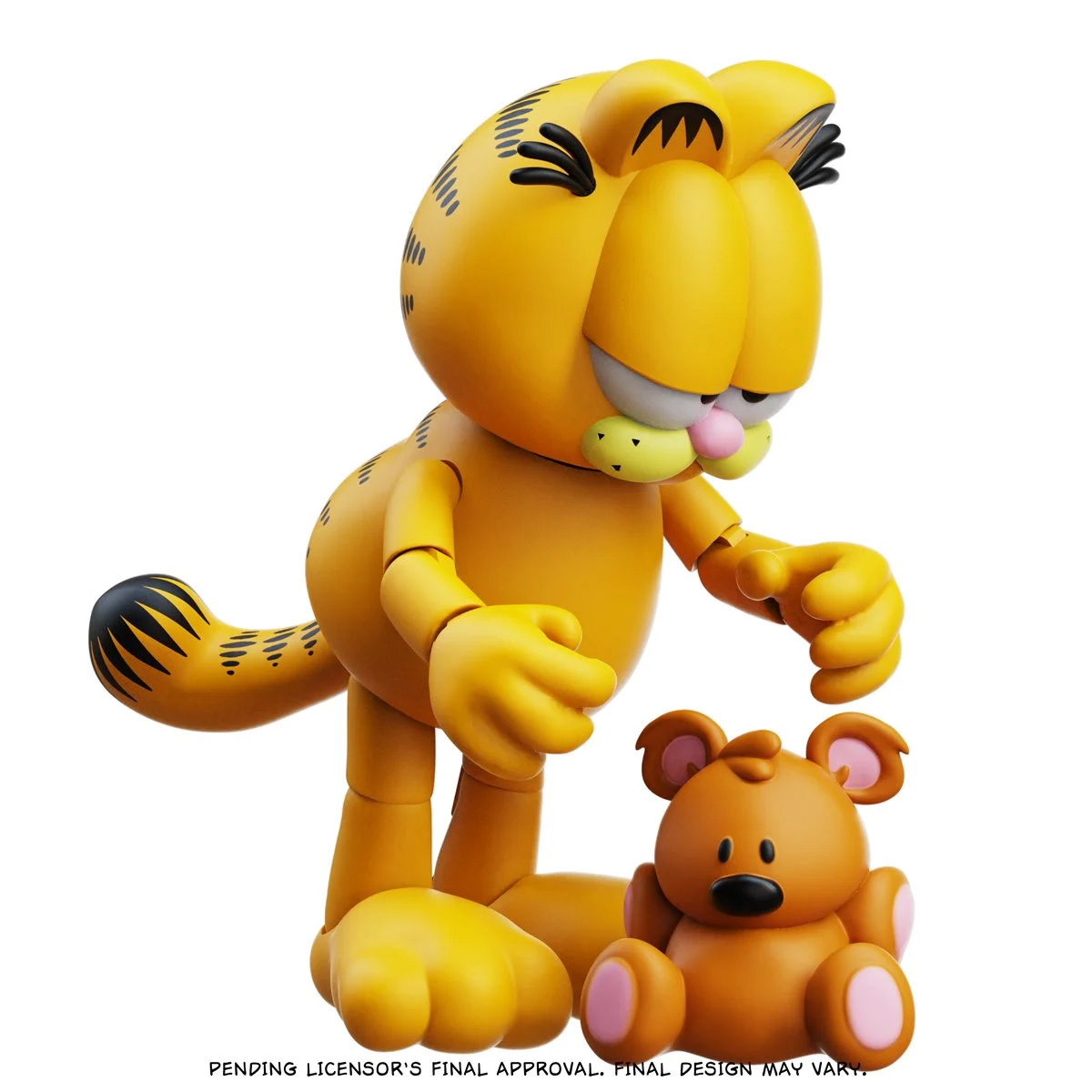 Action Figures Articuladas Garfield, Odie e Nermal