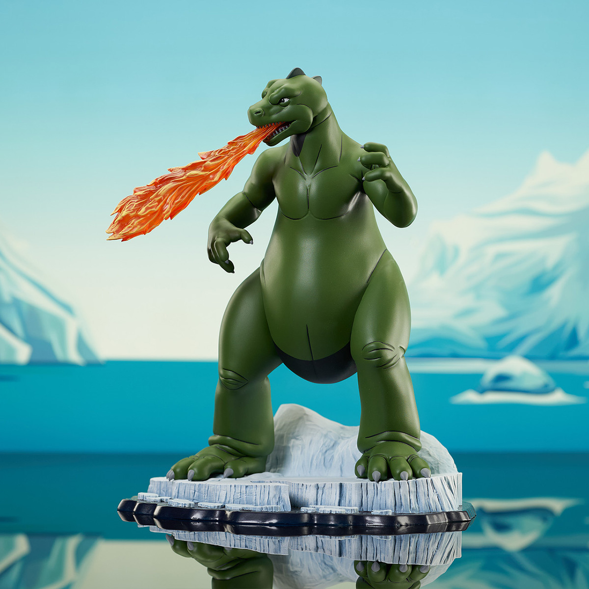 Godzilla Statue (70s Animated) Gallery Diorama from the 1978 Cartoon