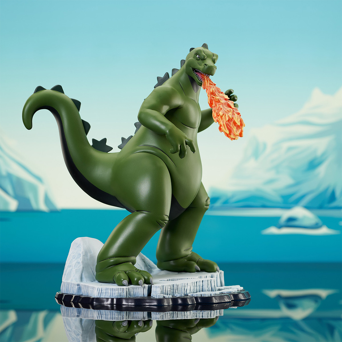 Godzilla Statue (70s Animated) Gallery Diorama from the 1978 Cartoon