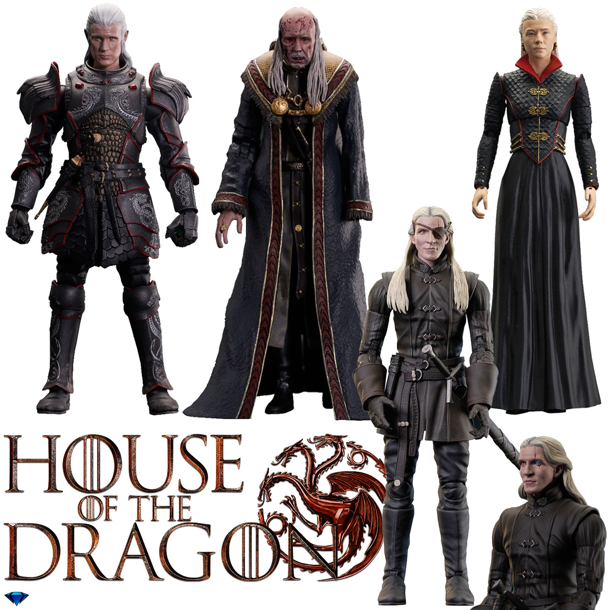 Action Figures A Casa do Dragão (House of the Dragon) Targaryens