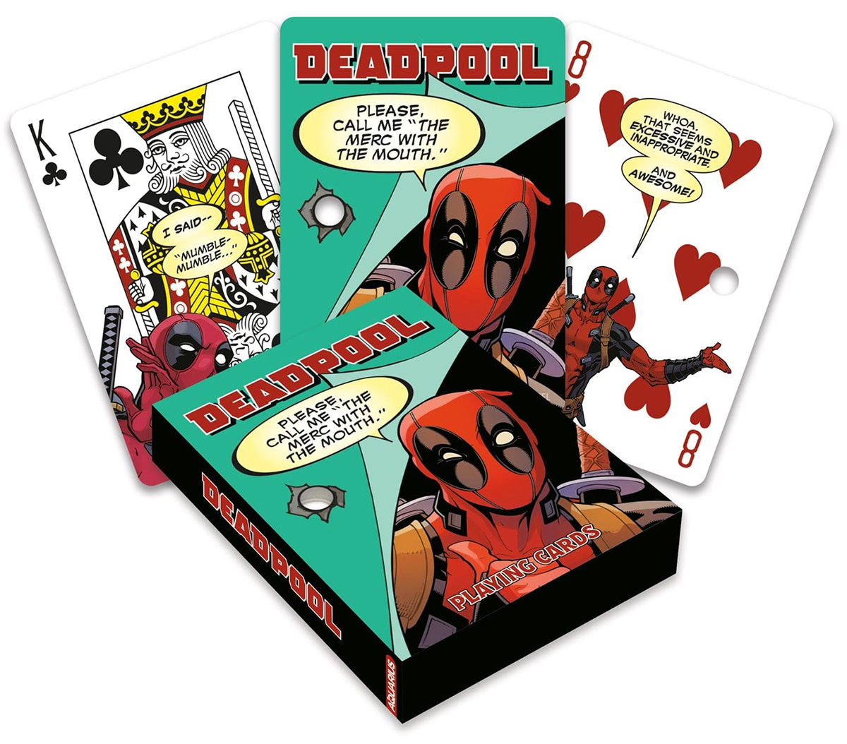 Deck of Cards with Infamous Quotes from Deadpool, the Merc with the Mouth