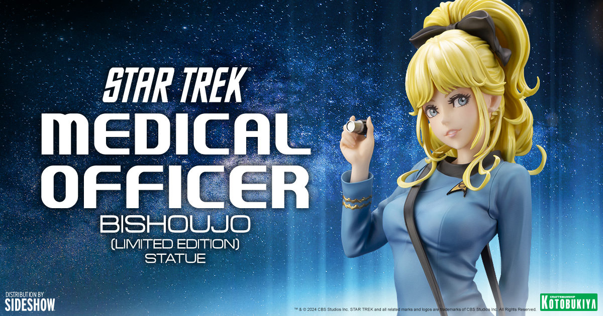 Estátua Star Trek “Oficial Médico” Bishoujo - Ilustração de Shunya Yamashita