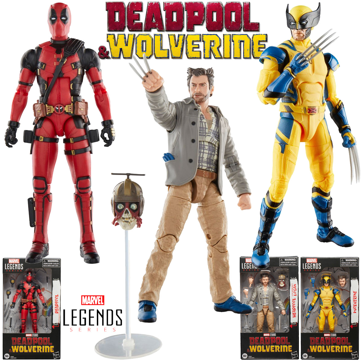 Action Figures Deadpool & Wolverine Marvel Legends