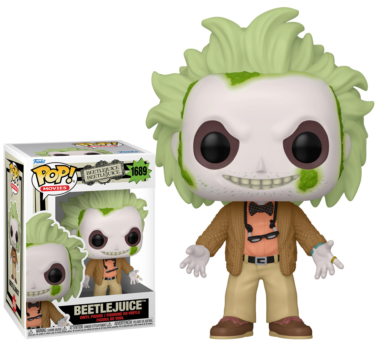 Bonecas Funko Pop! Os Fantasmas Ainda se Divertem: Beetlejuice Beetlejuice (Tim Burton)