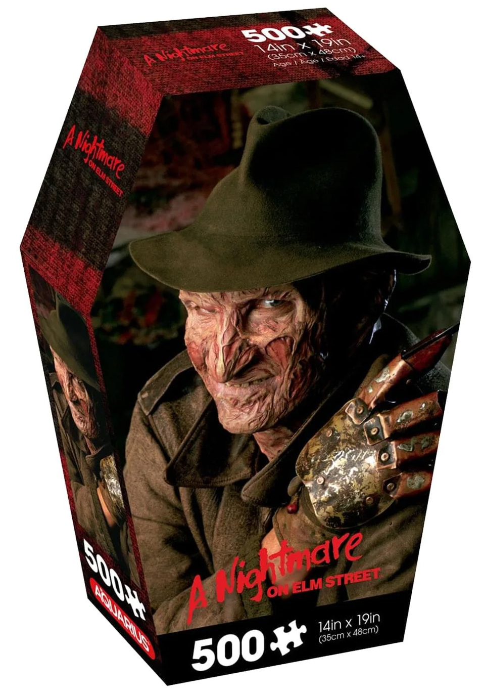 A Nightmare on Elm Street Coffin Box Puzzle Inside a Coffin