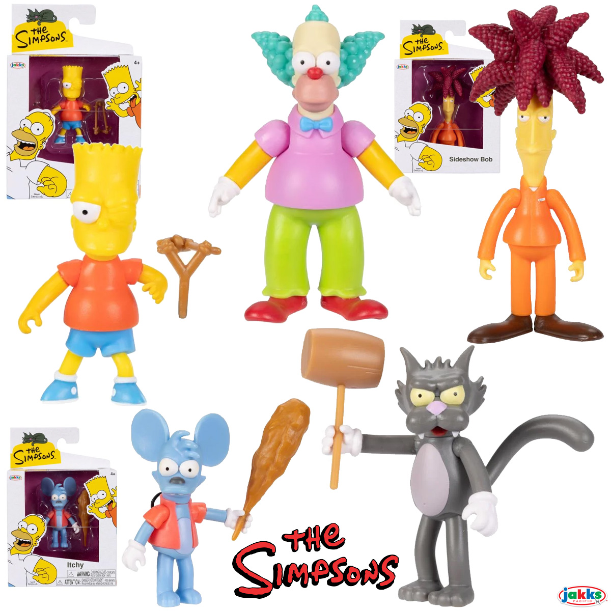 Mini-Figuras Os Simpsons com Bichos Parte 2 (Playset Jakks Pacific)