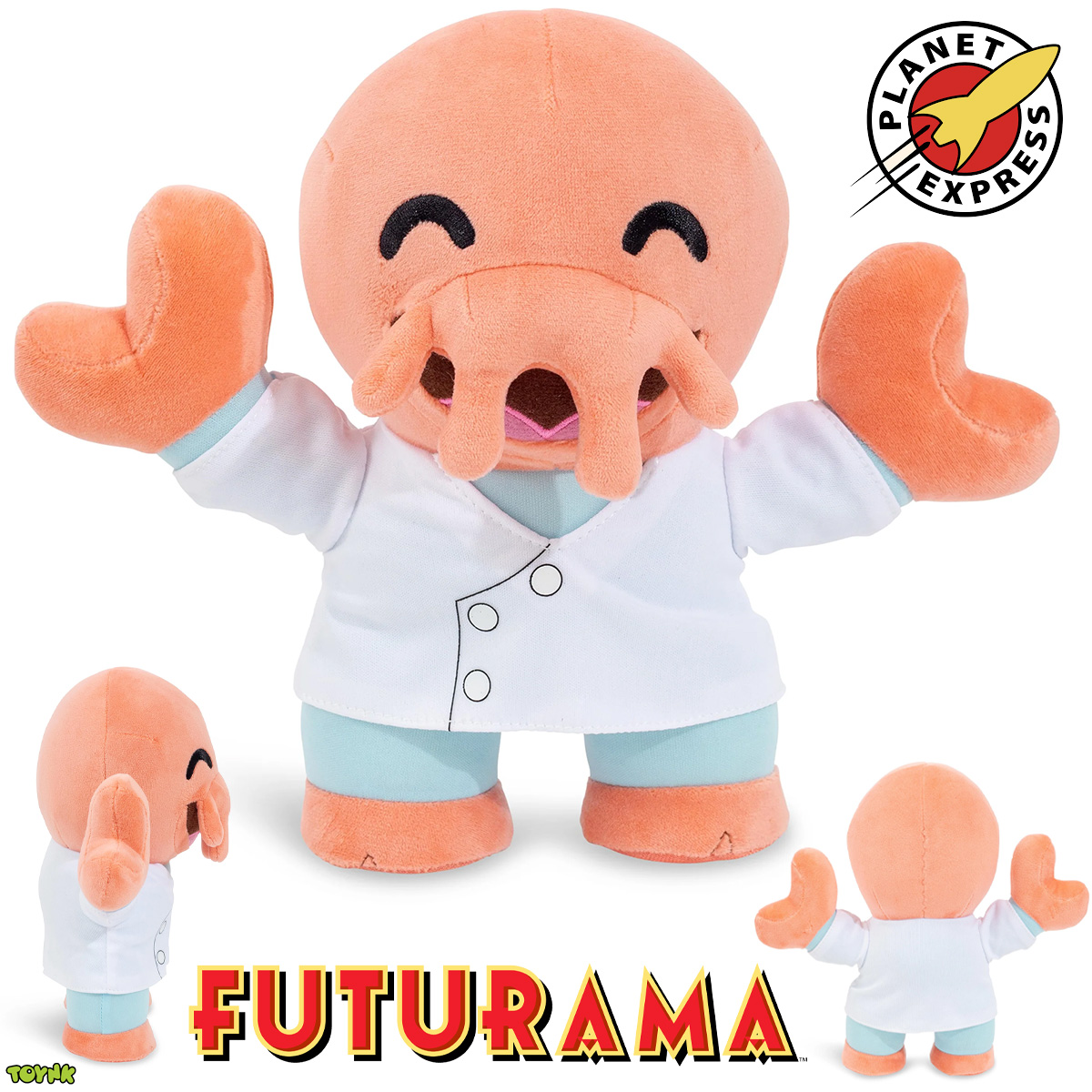 Boneco de Pelúcia Dr. John A. Zoidberg da Série Futurama em Estilo Chibi