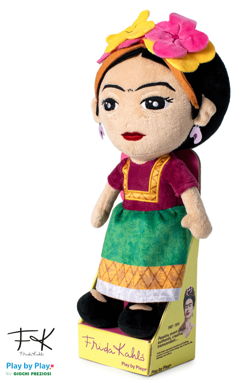 Frida Kahlo Plush Doll 32 cm Tall