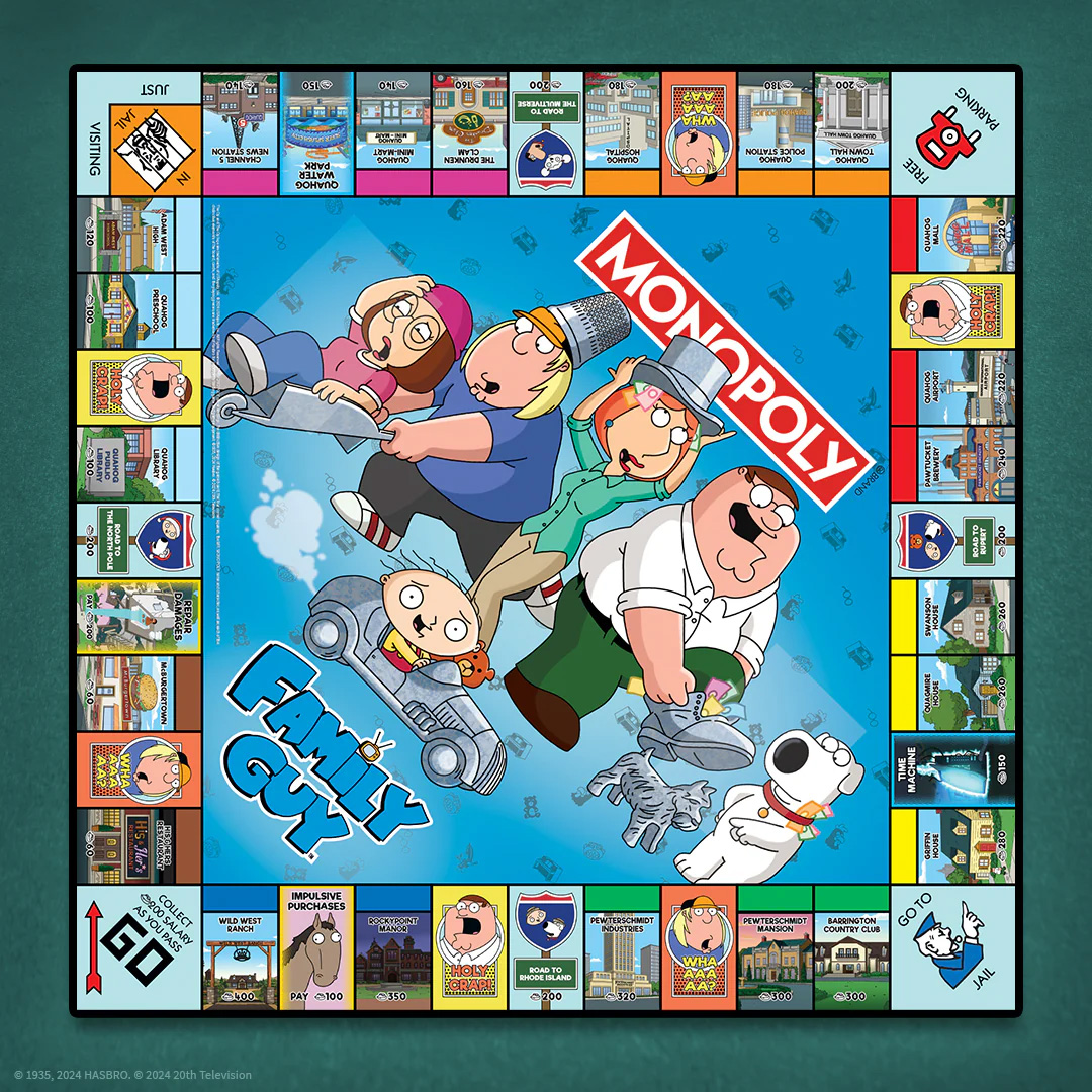 Jogo de Tabuleiro Monopoly Family Guy