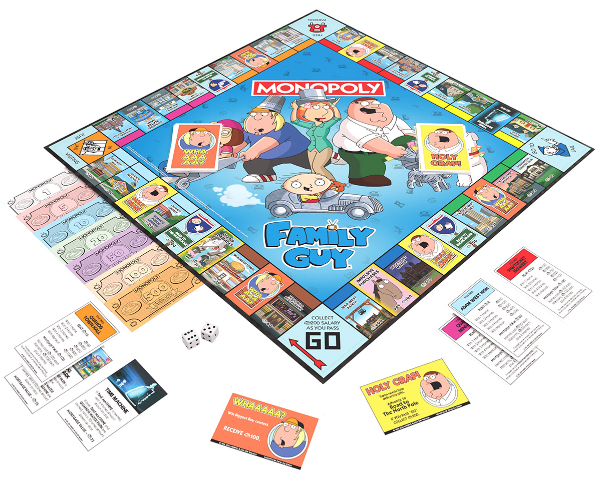 Jogo de Tabuleiro Monopoly Family Guy