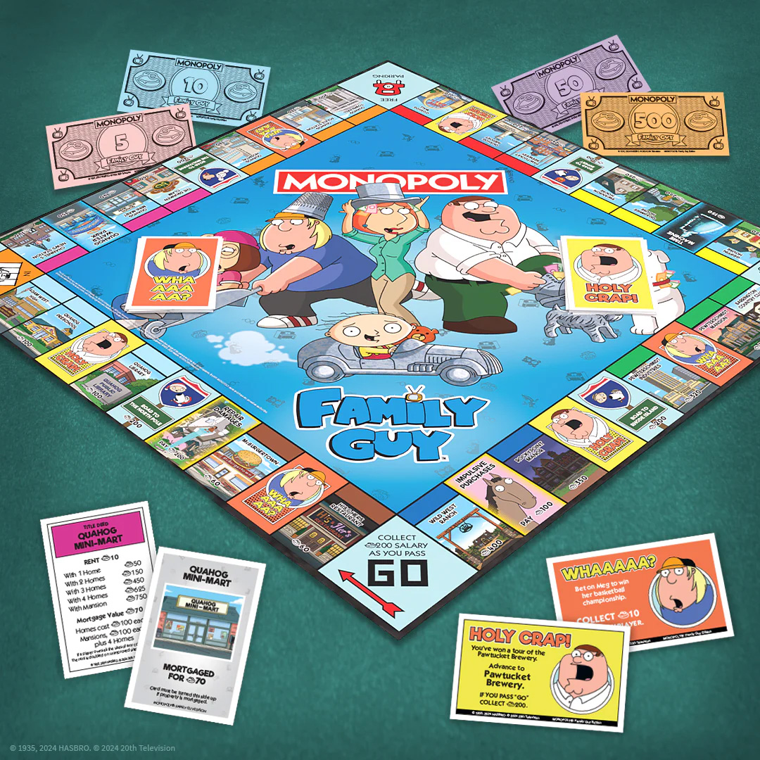 Jogo de Tabuleiro Monopoly Family Guy