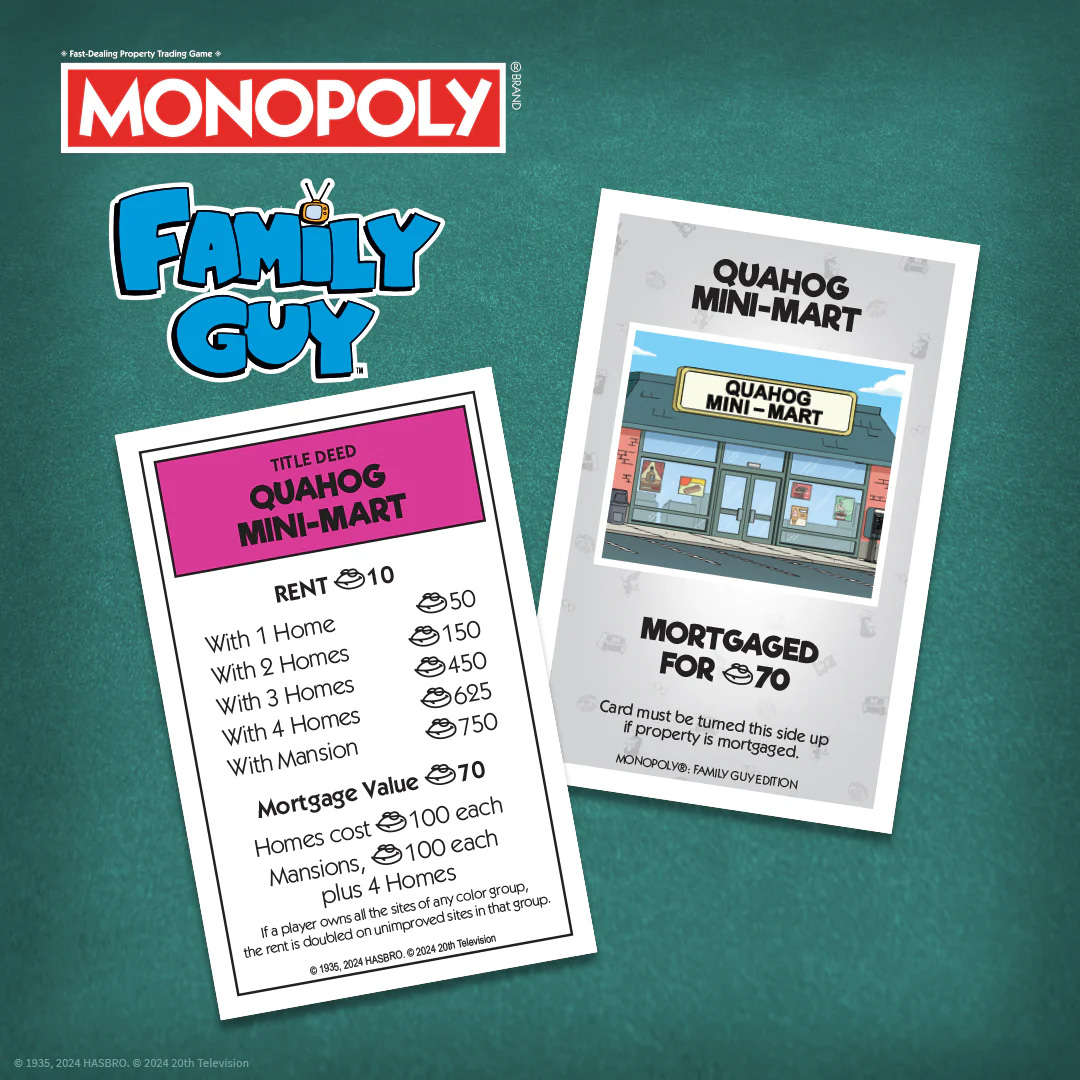 Monopoly Family Guy Board Game