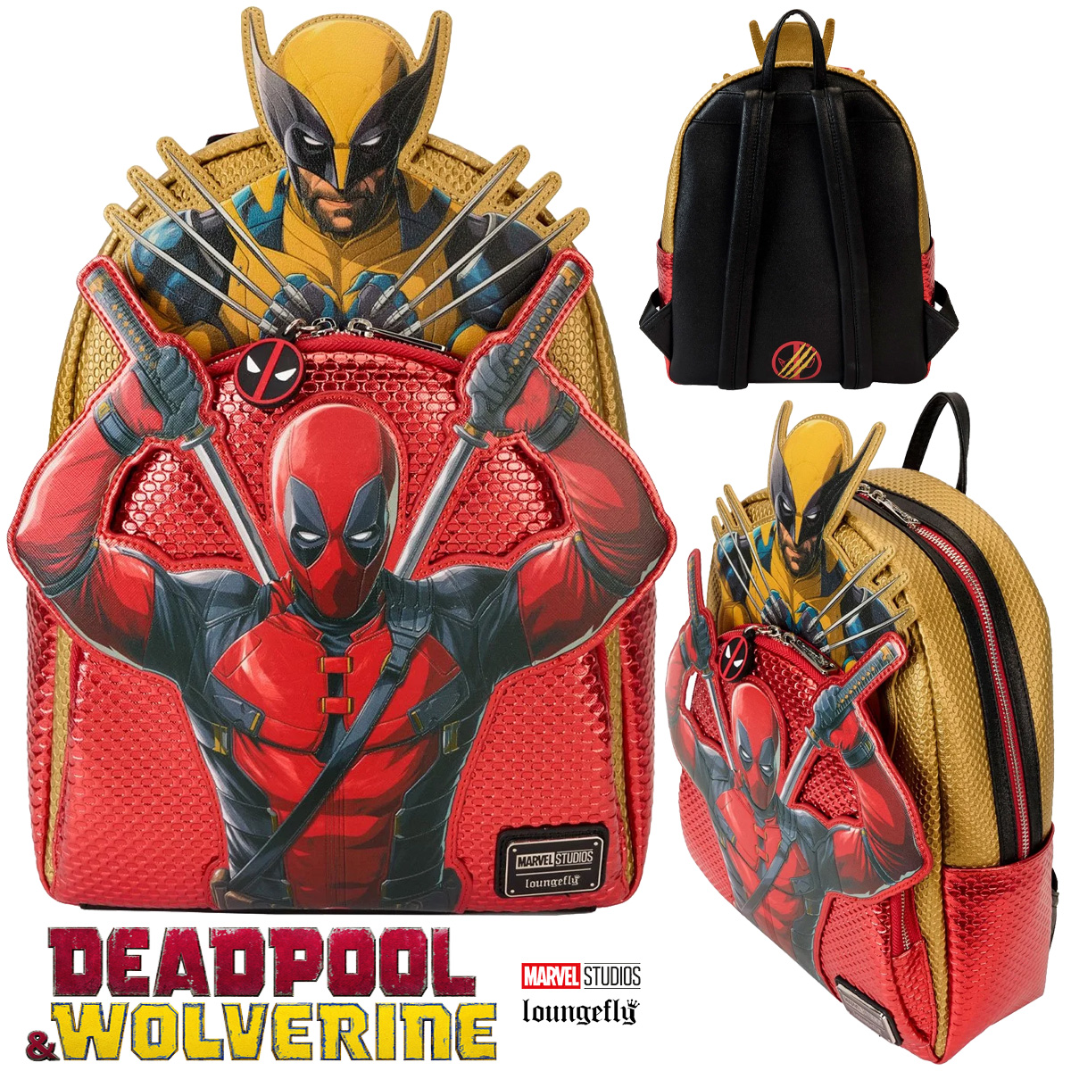 Mini-Mochila Marvel do Filme Deadpool & Wolverine