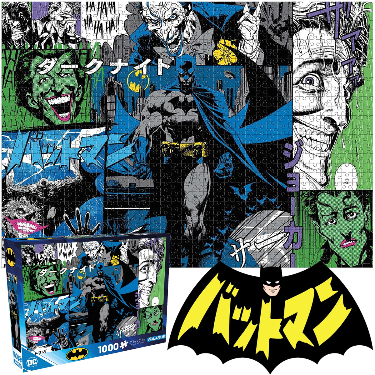 Quebra-Cabeça Batman Mangá DC Comics com 1.000 peças