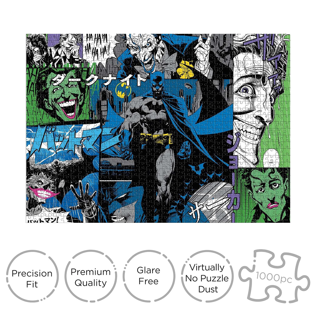 Batman Manga DC Comics Jigsaw Puzzle with 1,000 pieces