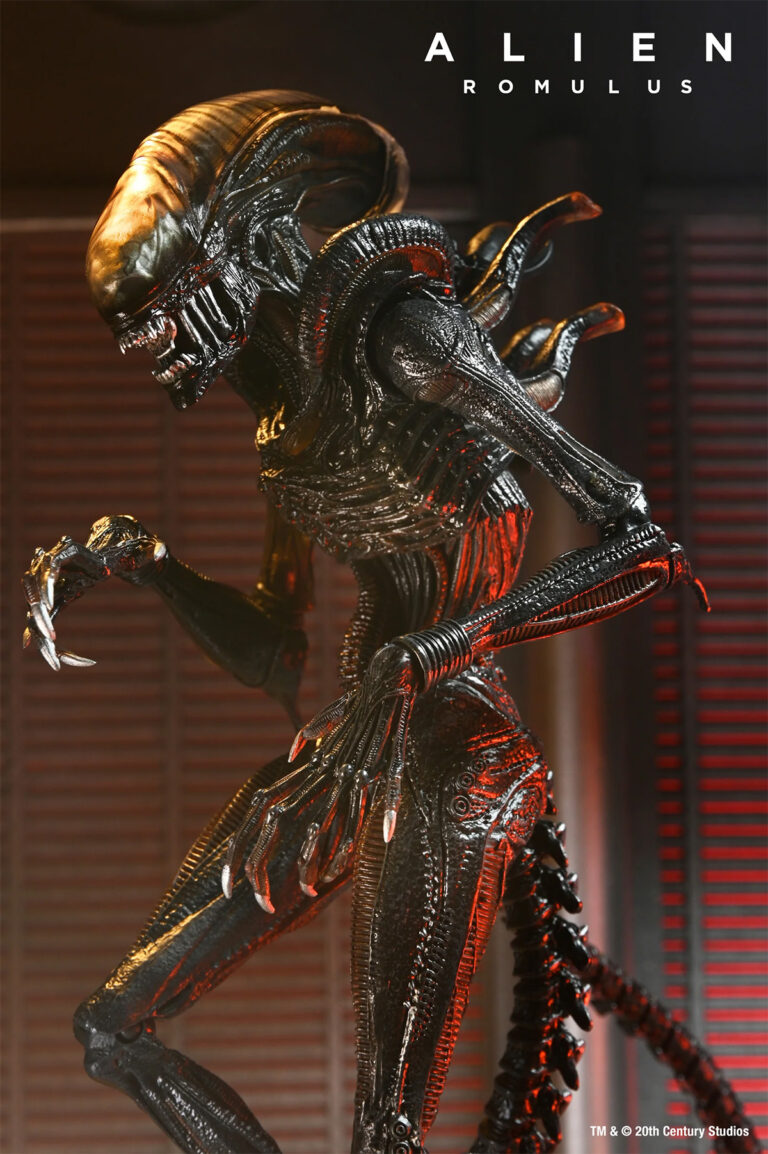 Action Figure Alien: Romulus Ultimate “Scorched Xenomorph” e Acessórios ...