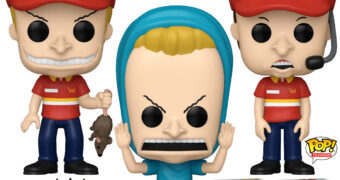 Bonecos Pop! Beavis and Butt-Head Burger World e Cornholio