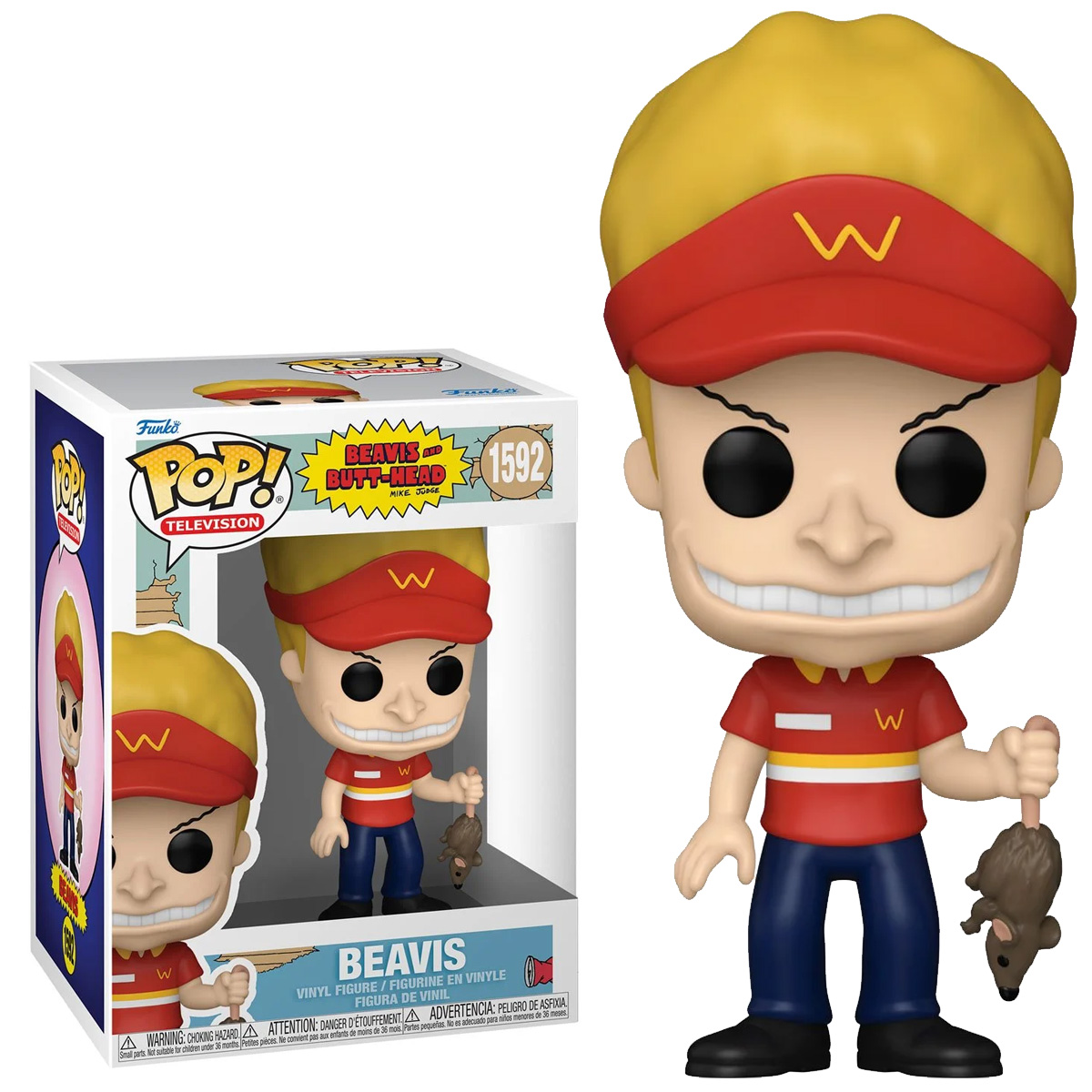 Bonecos Pop! Beavis and Butt-Head Burger World e Cornholio