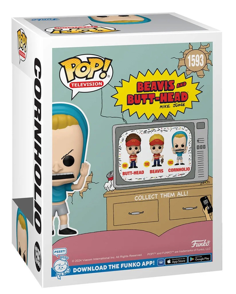 Bonecos Pop! Beavis and Butt-Head Burger World e Cornholio