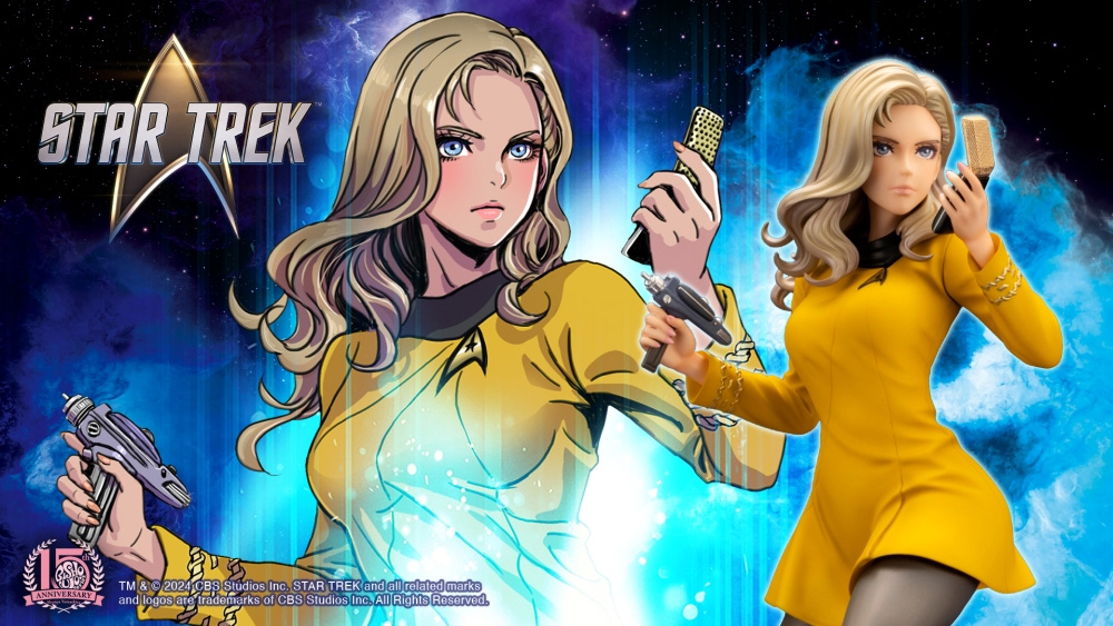 Estátua Star Trek Bishoujo “Oficial de Comando” (Kirk) - Ilustração de Shunya Yamashita