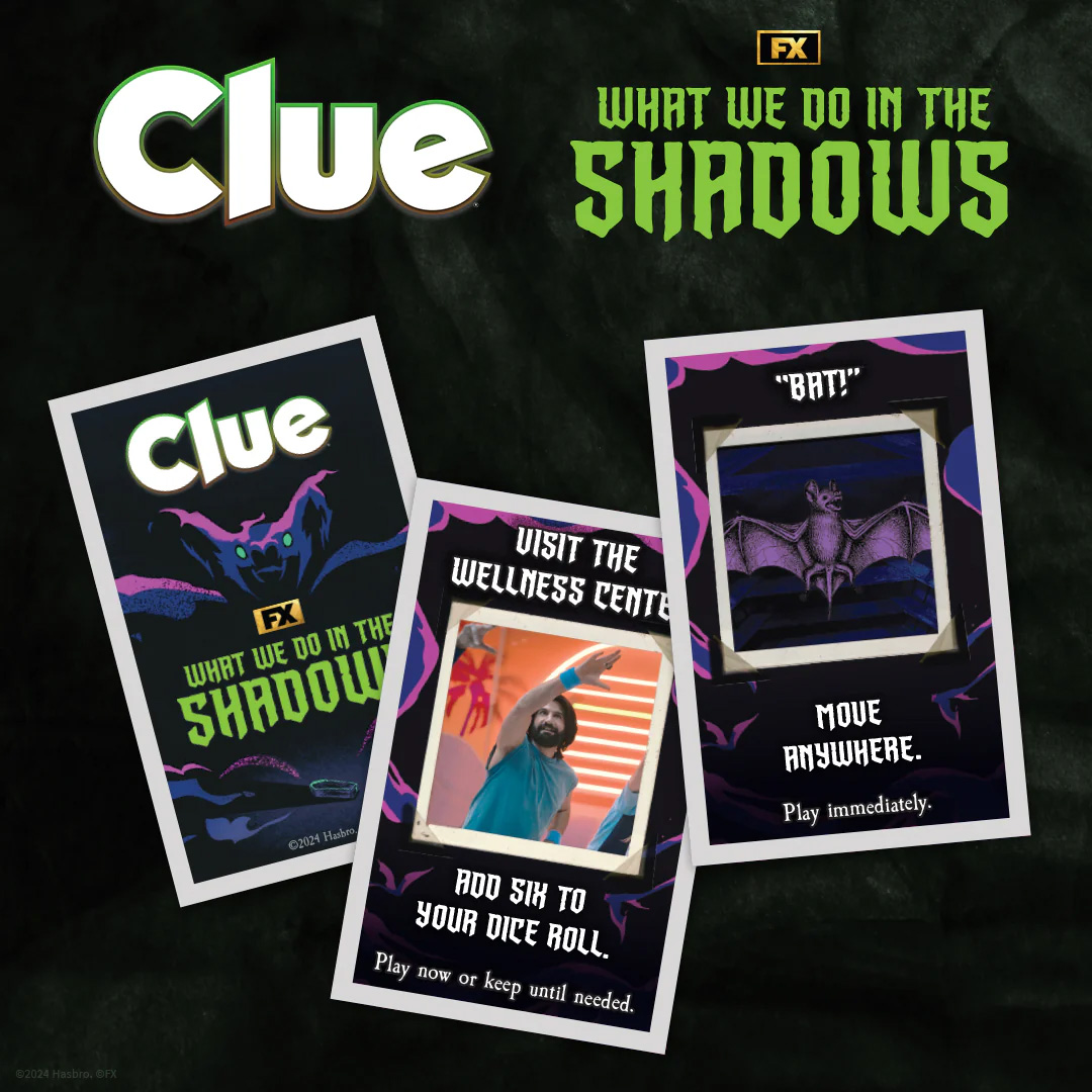 Jogo de Tabuleiro Clue (Detetive) da Série What We Do in the Shadows