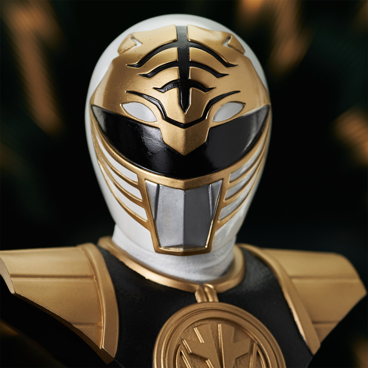 Busto Power Rangers Legends in 3D: Ranger Branco (White Ranger)