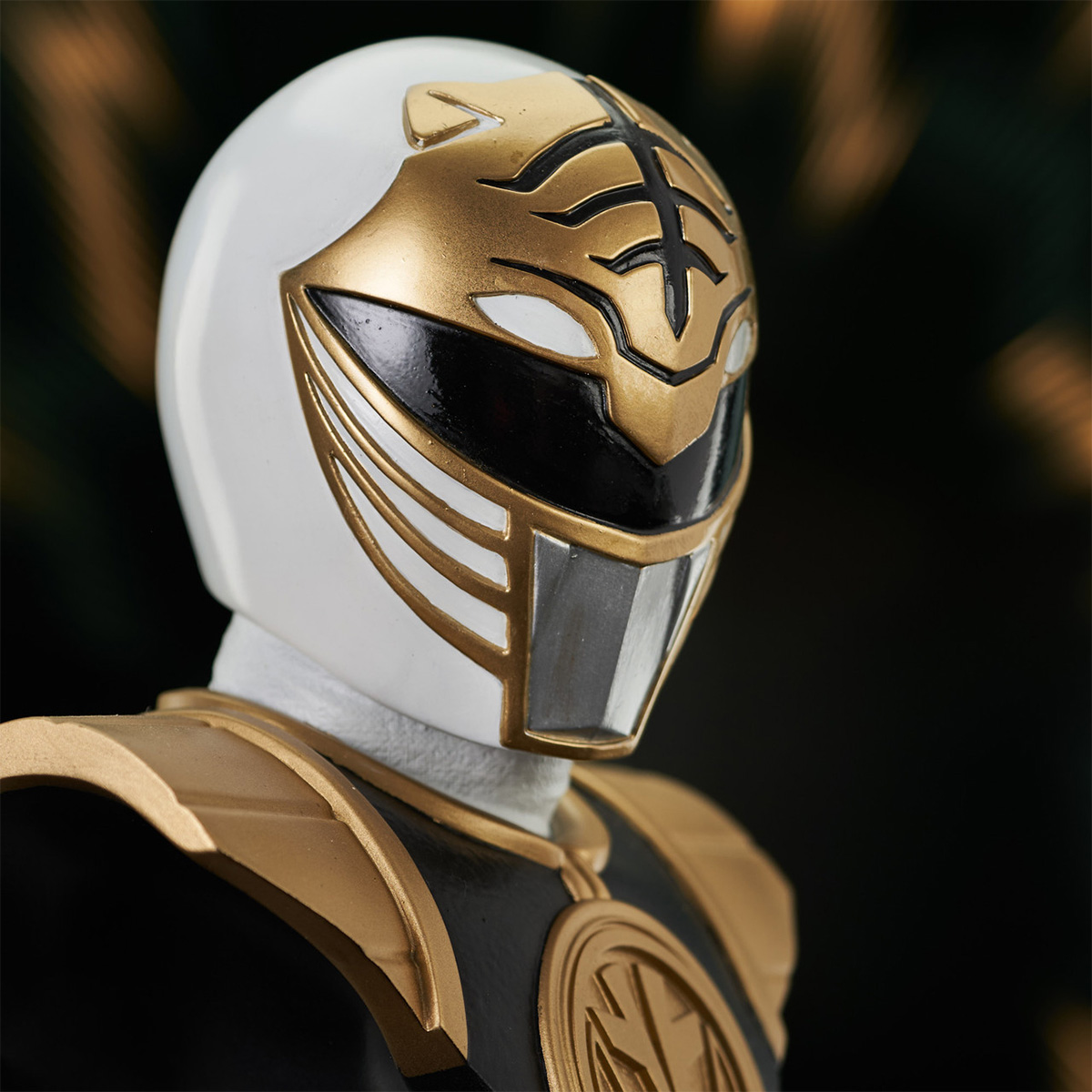 Busto Power Rangers Legends in 3D: Ranger Branco (White Ranger)